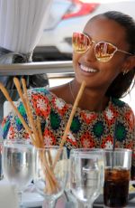 JASMINE TOOKES Out for Lunch at Villa Blanca in Beverly Hills 03/30/2017