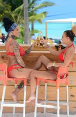 JEMMA LUCY and CHANTELLE CONNELLY in Bikinis at a Beach in Caribbean 03/18/2017