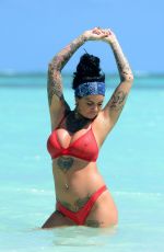 JEMMA LUCY and CHANTELLE CONNELLY in Bikinis at a Beach in Caribbean 03/18/2017