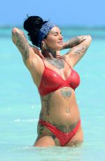 JEMMA LUCY and CHANTELLE CONNELLY in Bikinis at a Beach in Caribbean 03/18/2017