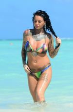 JEMMA LUCY in Bikini on the Beach in Dominican Republic 03/08/2017