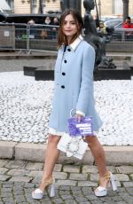 JENNA LOUISE COLEMAN at Miu Miu Fashion Show at Paris Fashion Week 03/07/2017