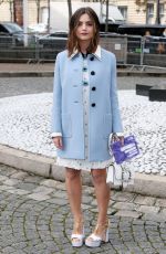JENNA LOUISE COLEMAN at Miu Miu Fashion Show at Paris Fashion Week 03/07/2017