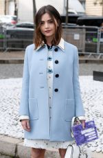 JENNA LOUISE COLEMAN at Miu Miu Fashion Show at Paris Fashion Week 03/07/2017