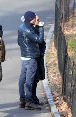 JENNIFER LAWRENCE and Darren Aronofsky Out at Central Park in New York 03/31/2017