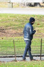 JENNIFER LAWRENCE and Darren Aronofsky Out at Central Park in New York 03/31/2017