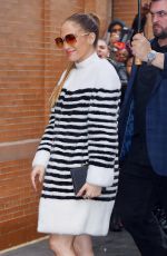 JENNIFER LOPEZ Arrives at The View in New York 03/01/2017