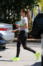 JENNIFER LOPEZ at a Gym in Miami 03/16/2017
