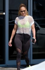 JENNIFER LOPEZ at a Gym in Miami 03/16/2017