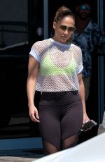 JENNIFER LOPEZ at a Gym in Miami 03/16/2017