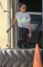 JENNIFER LOPEZ at a Gym in Miami 03/16/2017