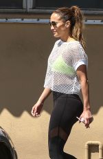 JENNIFER LOPEZ at a Gym in Miami 03/16/2017
