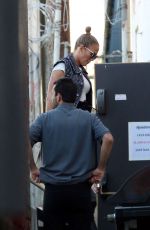 JENNIFER LOPEZ at a Recording Studio in Hollywood 03/28/2017