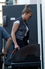JENNIFER LOPEZ at a Recording Studio in Hollywood 03/28/2017