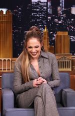 JENNIFER LOPEZ at Tonight Show Starring Jimmy Fallon 03/02/201