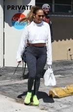 JENNIFER LOPEZ Leaves a Gym in Miami 03/16/2017