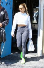 JENNIFER LOPEZ Leaves a Gym in Miami 03/16/2017