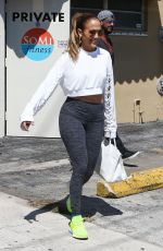JENNIFER LOPEZ Leaves a Gym in Miami 03/16/2017