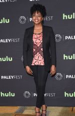 JERRIKA HINTON at 34th Annual PaleyFest in Los Angeles 03/19/2017