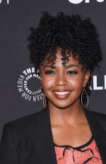 JERRIKA HINTON at 34th Annual PaleyFest in Los Angeles 03/19/2017