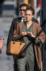 JESSICA ALBA Arrives at Jimmy Kimmel Live in Los Angeles 03/07/2017