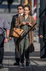 JESSICA ALBA Arrives at Jimmy Kimmel Live in Los Angeles 03/07/2017