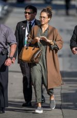 JESSICA ALBA Arrives at Jimmy Kimmel Live in Los Angeles 03/07/2017