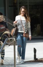 JESSICA ALBA Leaves an Office in Los Angeles 03/14/2017