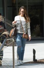 JESSICA ALBA Leaves an Office in Los Angeles 03/14/2017