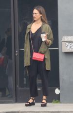 JESSICA ALBA Out for Coffee in Venice Beach 03/12/2017