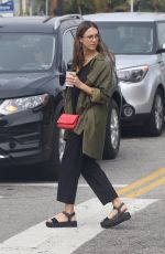 JESSICA ALBA Out for Coffee in Venice Beach 03/12/2017
