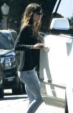 JESSICA BIEL in Tight Jeans Out in Studio City - march 16, 2017