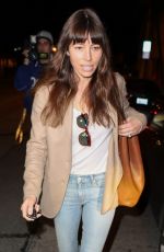 JESSICA BIEL Leaves Au Fudge in West Hollywood 02/28/2017