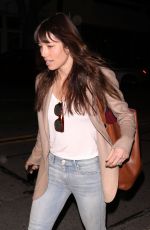 JESSICA BIEL Leaves Au Fudge in West Hollywood 02/28/2017