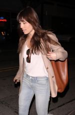 JESSICA BIEL Leaves Au Fudge in West Hollywood 02/28/2017