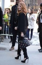 JESSICA CHASTAIN Arrives at AOL Studios in New York 03/21/2017