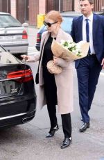 JESSICA CHASTAIN Arrives at Her Hotel in Warsaw 03/05/2017