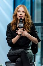 JESSICA CHASTAIN at AOL Build Speaker Series in New York 03/21/2017