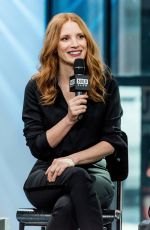 JESSICA CHASTAIN at AOL Build Speaker Series in New York 03/21/2017