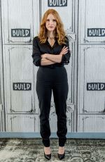 JESSICA CHASTAIN at AOL Build Speaker Series in New York 03/21/2017