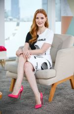 JESSICA CHASTAIN at Good Morning TVN TV Show in Warsaw 03/06/2017