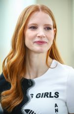 JESSICA CHASTAIN at Good Morning TVN TV Show in Warsaw 03/06/2017