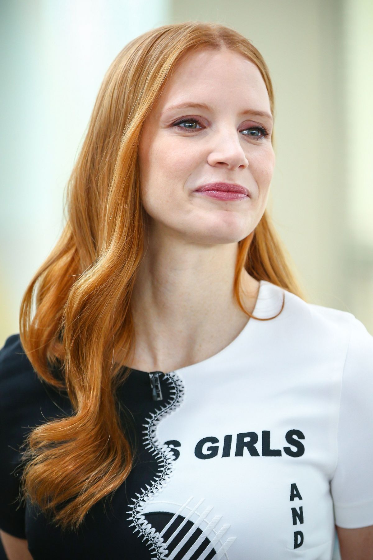 JESSICA CHASTAIN at Good Morning TVN TV Show in Warsaw 03/06/2017 ...