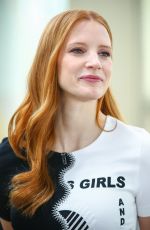 JESSICA CHASTAIN at Good Morning TVN TV Show in Warsaw 03/06/2017