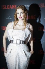 JESSICA CHASTAIN at Miss Sloane Premiere in Paris 03/02/2017