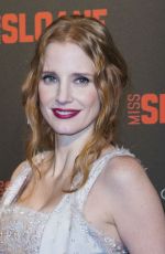 JESSICA CHASTAIN at Miss Sloane Premiere in Paris 03/02/2017