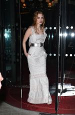 JESSICA CHASTAIN Leaves Her Hotel in Paris 03/02/2017