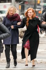 JESSICA CHASTAIN Out and About in New York 03/18/2017
