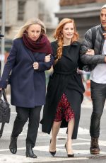 JESSICA CHASTAIN Out and About in New York 03/18/2017