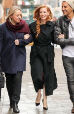 JESSICA CHASTAIN Out and About in New York 03/18/2017